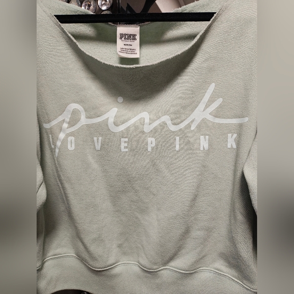 PINK Green Sweater M - Picture 7 of 7